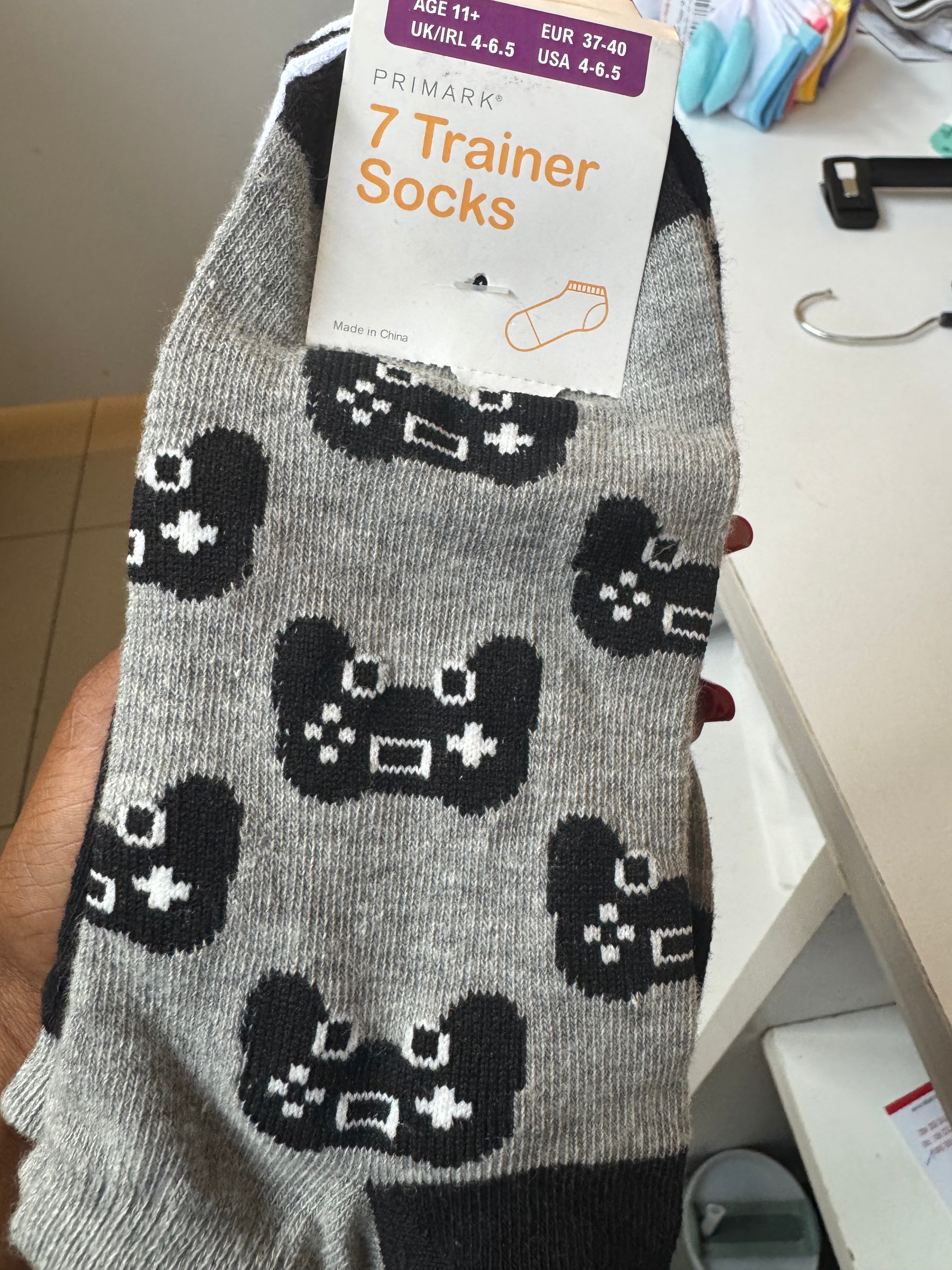 Primark 7 trainers socks