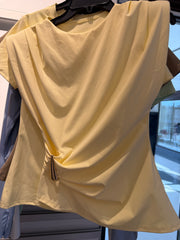 Gold buckle top