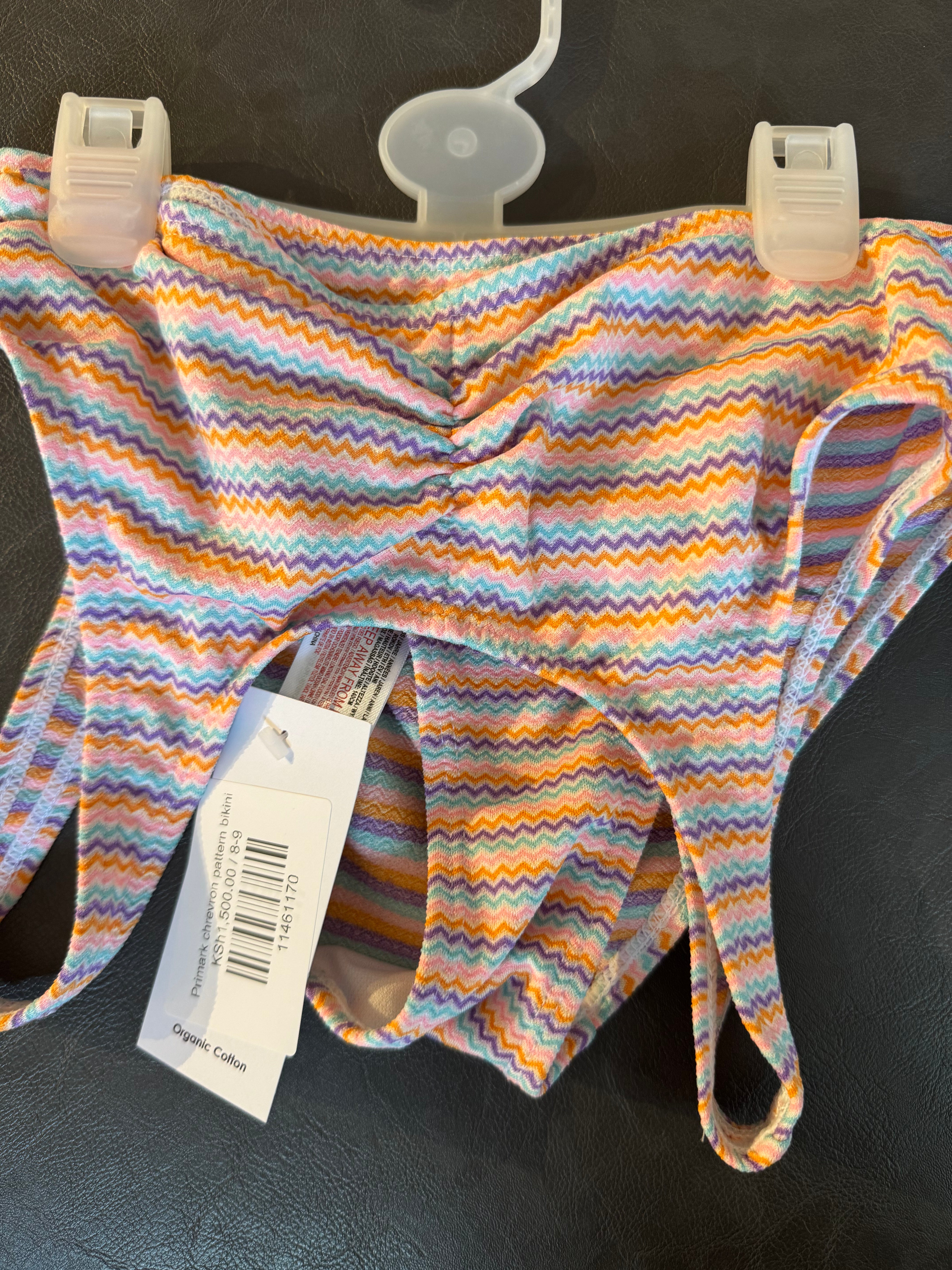 Primark wavy stripe bikini set