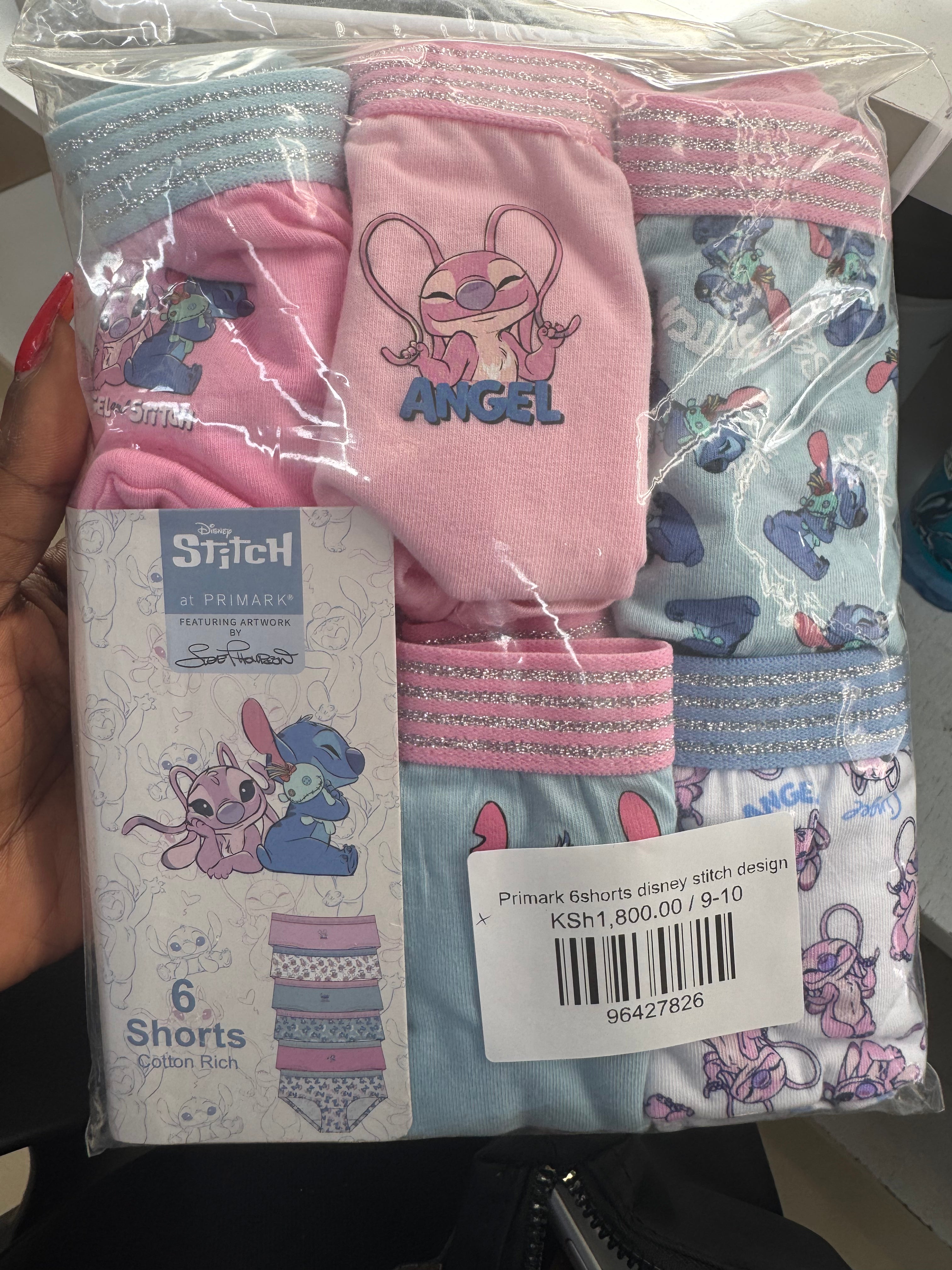 Primark 6 shorts Disney snitch design