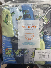 Primark 10 briefs monster crocodile pants