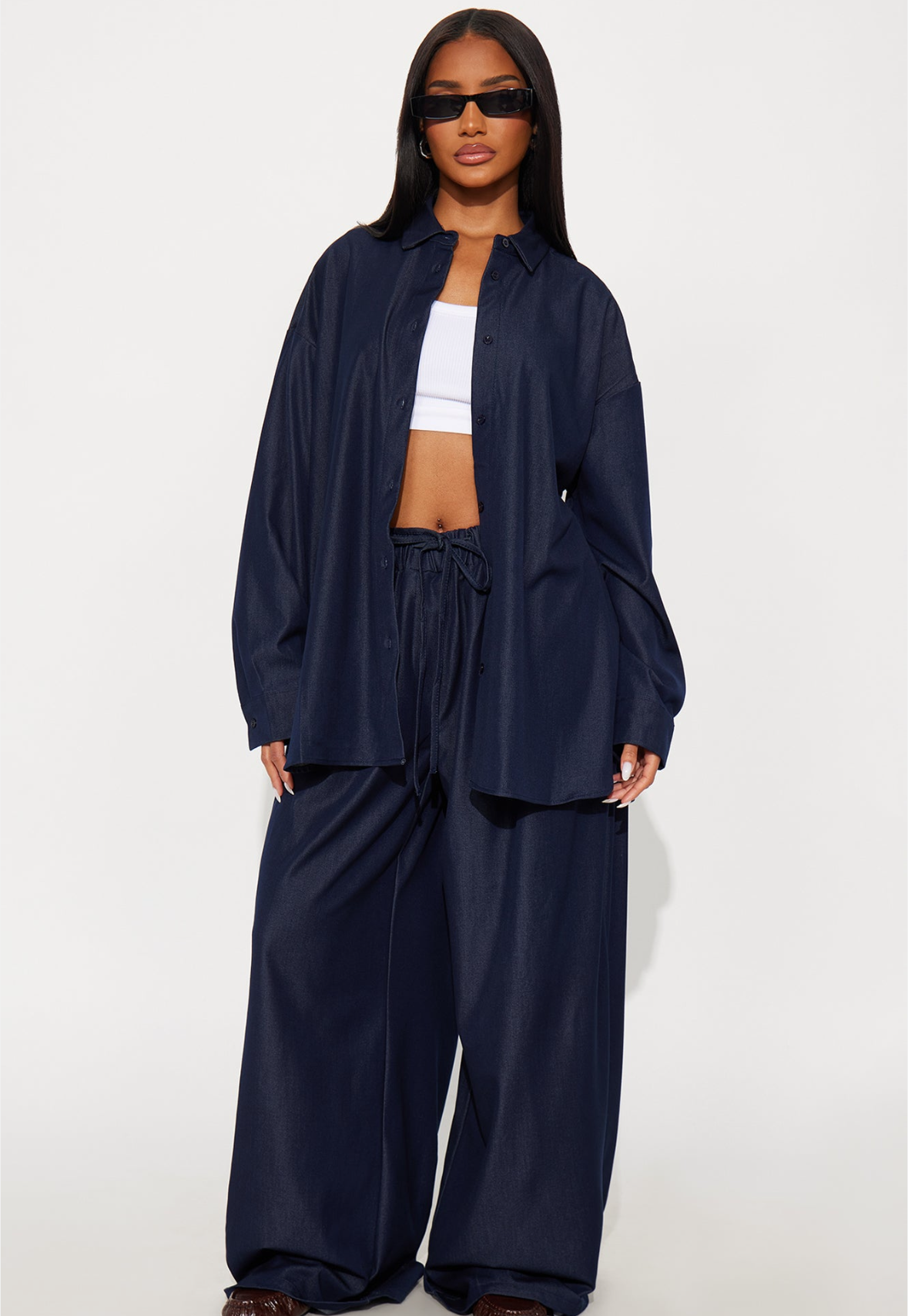 Fashionnova wide leg pant set
