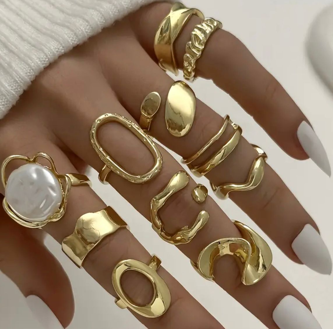 TEMU 11pcs women’s stackable rings