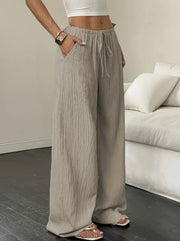 TEMU Elegant wide leg trouser