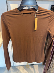 Skims coffee brown top