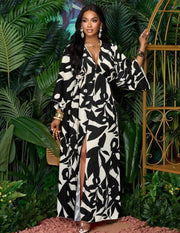 SHEIN Katina satin maxi dress