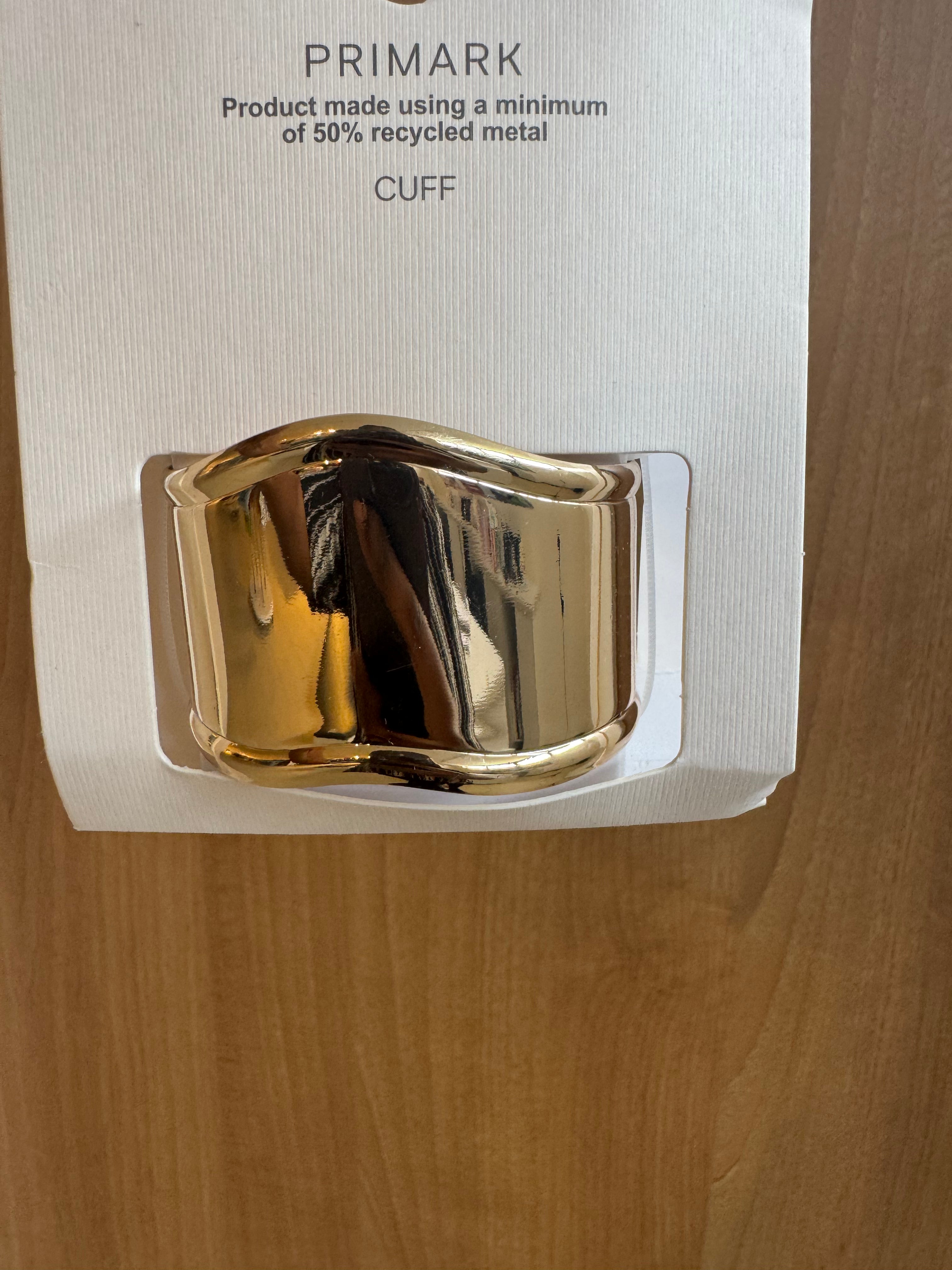 Primark gold- tonned cuff bracelet