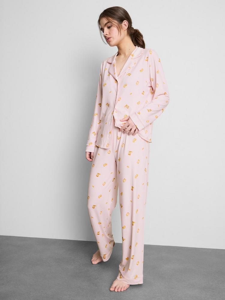 Printed Boyfriend Pyjamas