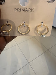 Primark 3pack gold toned rings