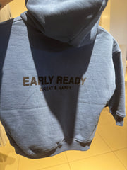 Hoodie With Flocked Slogan; Zara
