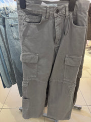 Grey Cargo Jeans
