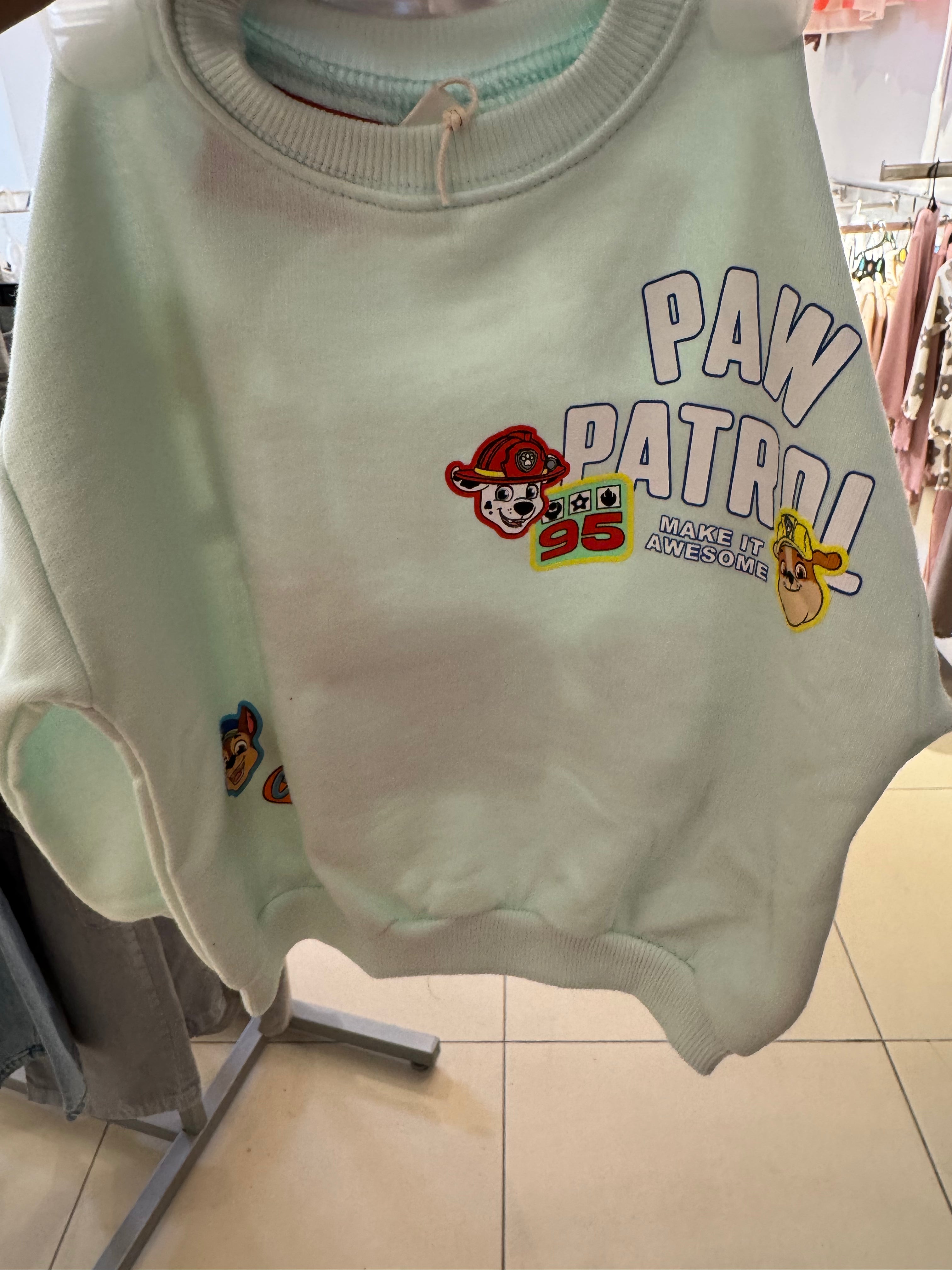 Paw Patrol Print Sweatshirt Zara