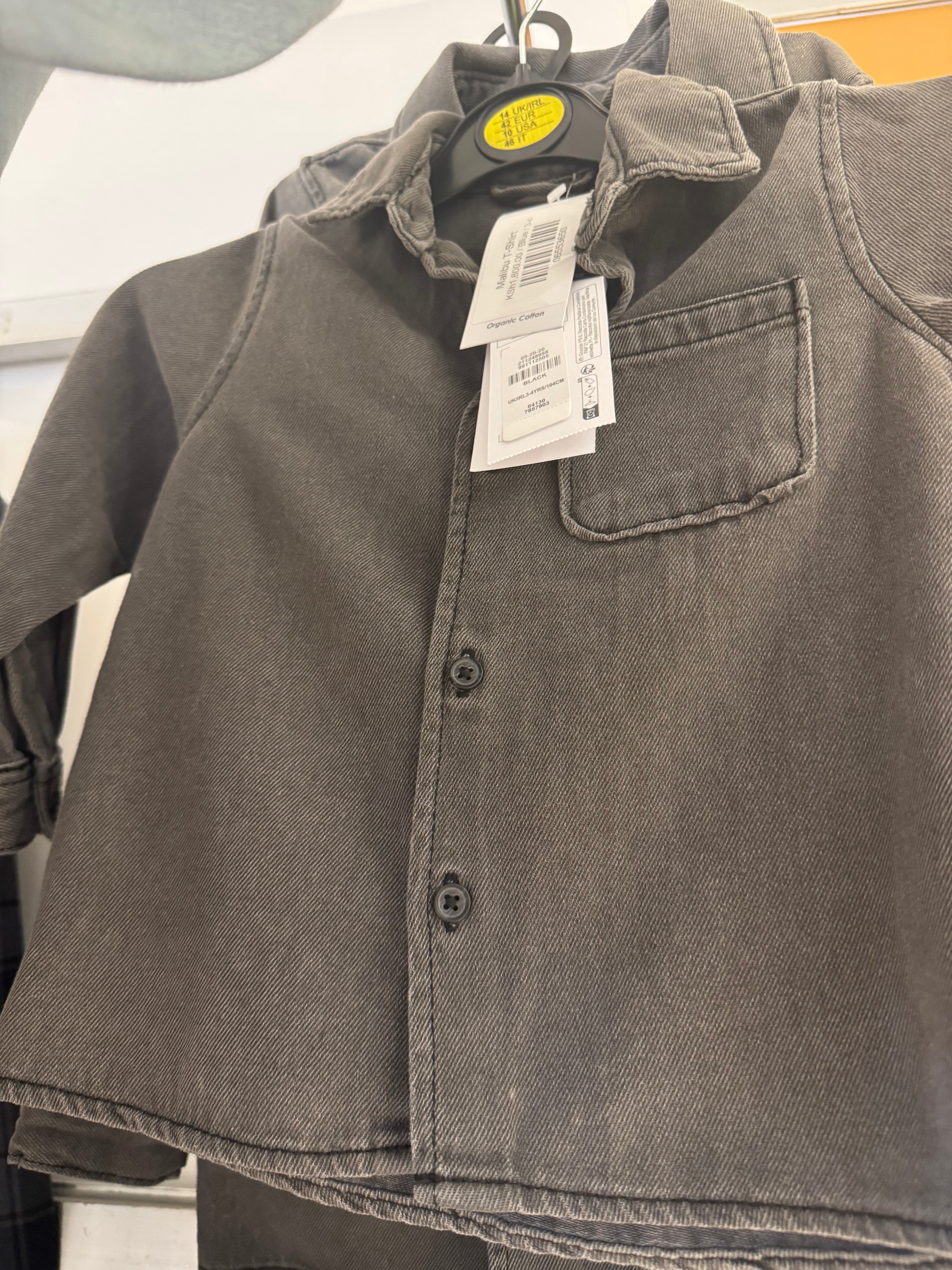 Button-Up Denim Shirt