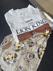 Lion King Boyfriend Short Pyjama Set