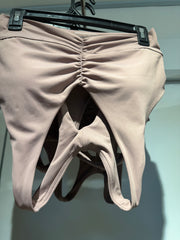 Butter Ruched Cropped Tops