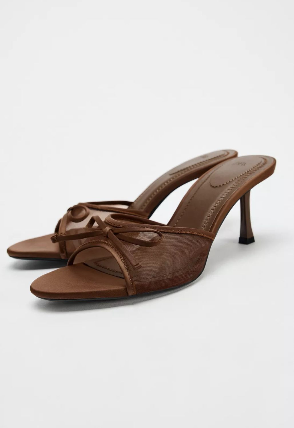 Zara Mesh Sandals with Bow