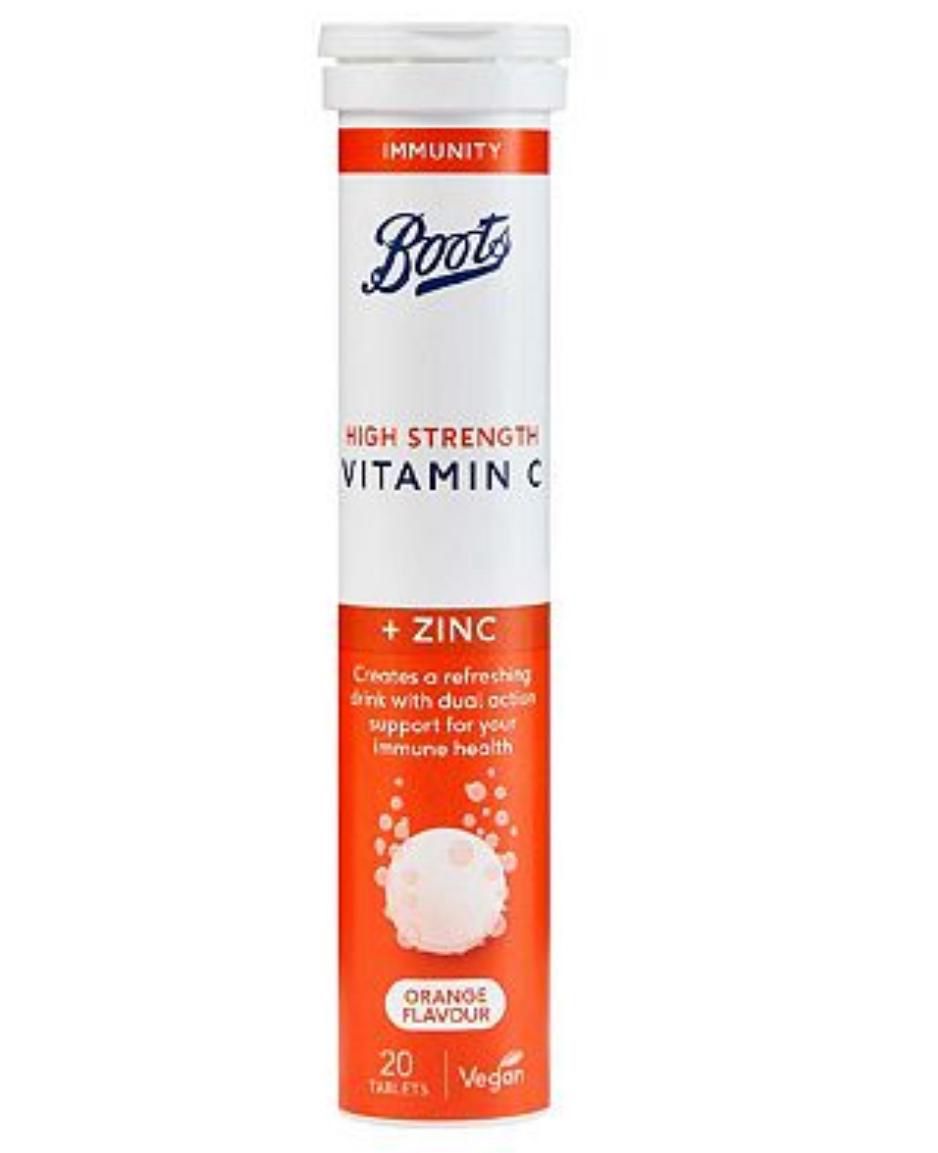 Boots  High Strength Vitamin C +Zinc
