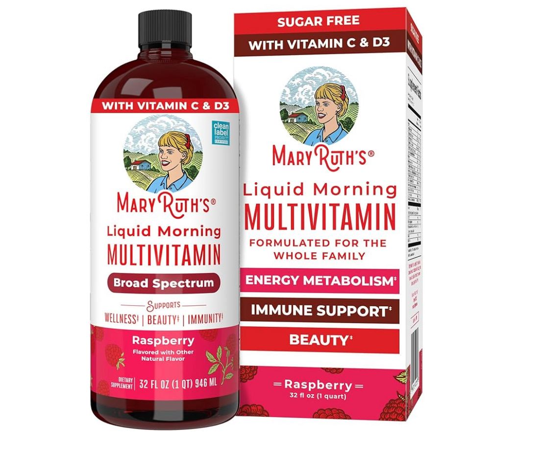 Mary Ruth's  Liquid Morning Multivitamin Raspberry