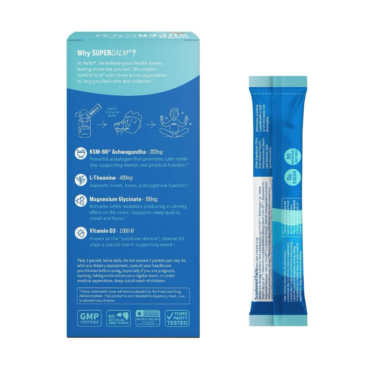 Nello Super Calm; Calming Drink Mix