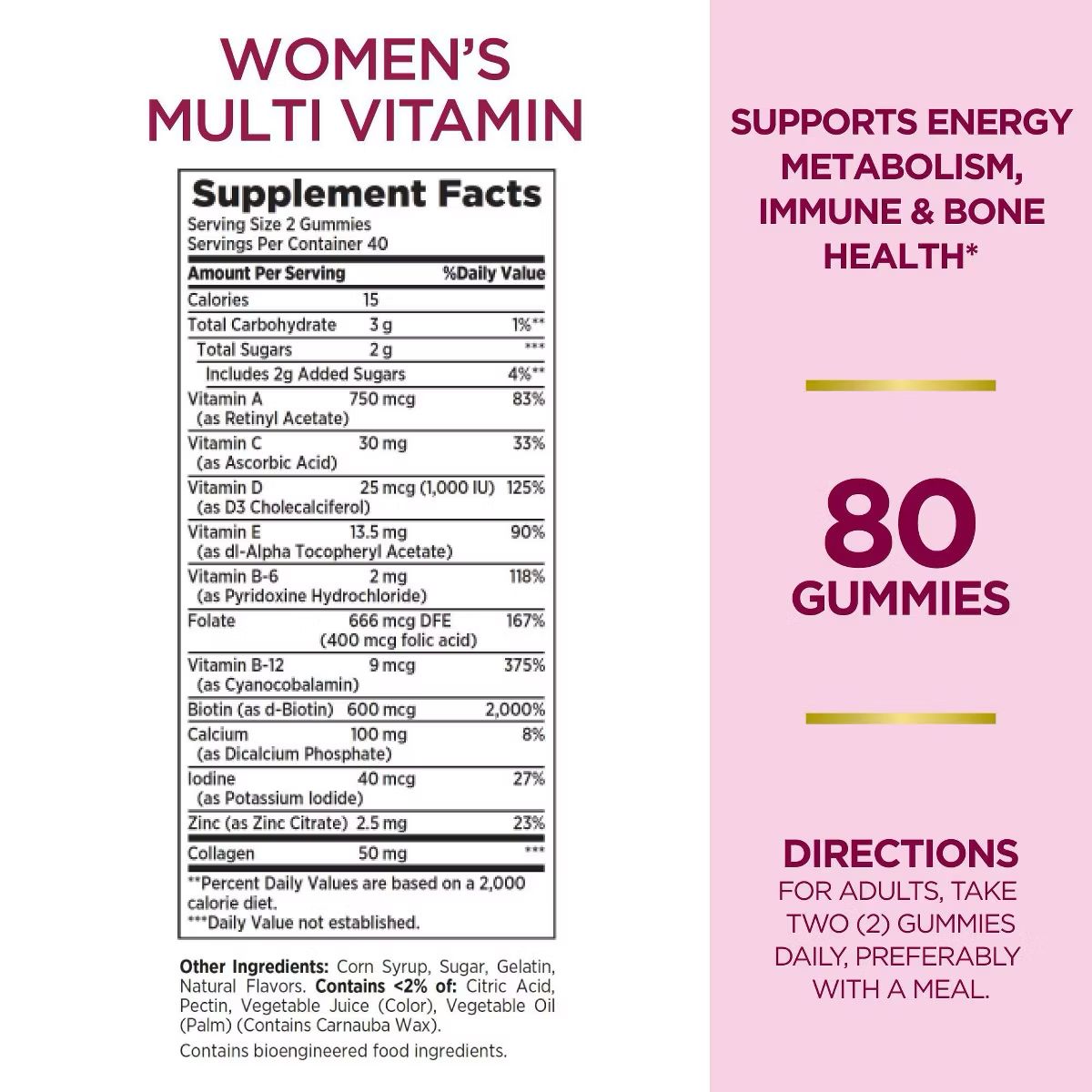 Nature's Bounty Women's Multi-Vitamin Gummies