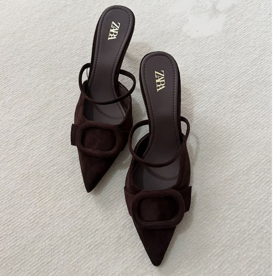 Zara Pointed-toe Heeled Shoe