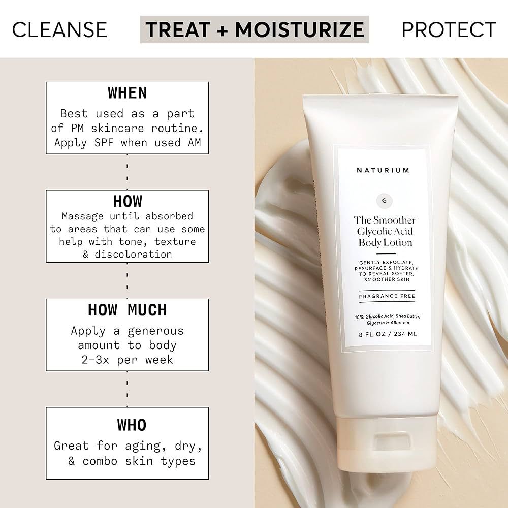 Naturium  The Smoother Glycolic Acid  Body Lotion