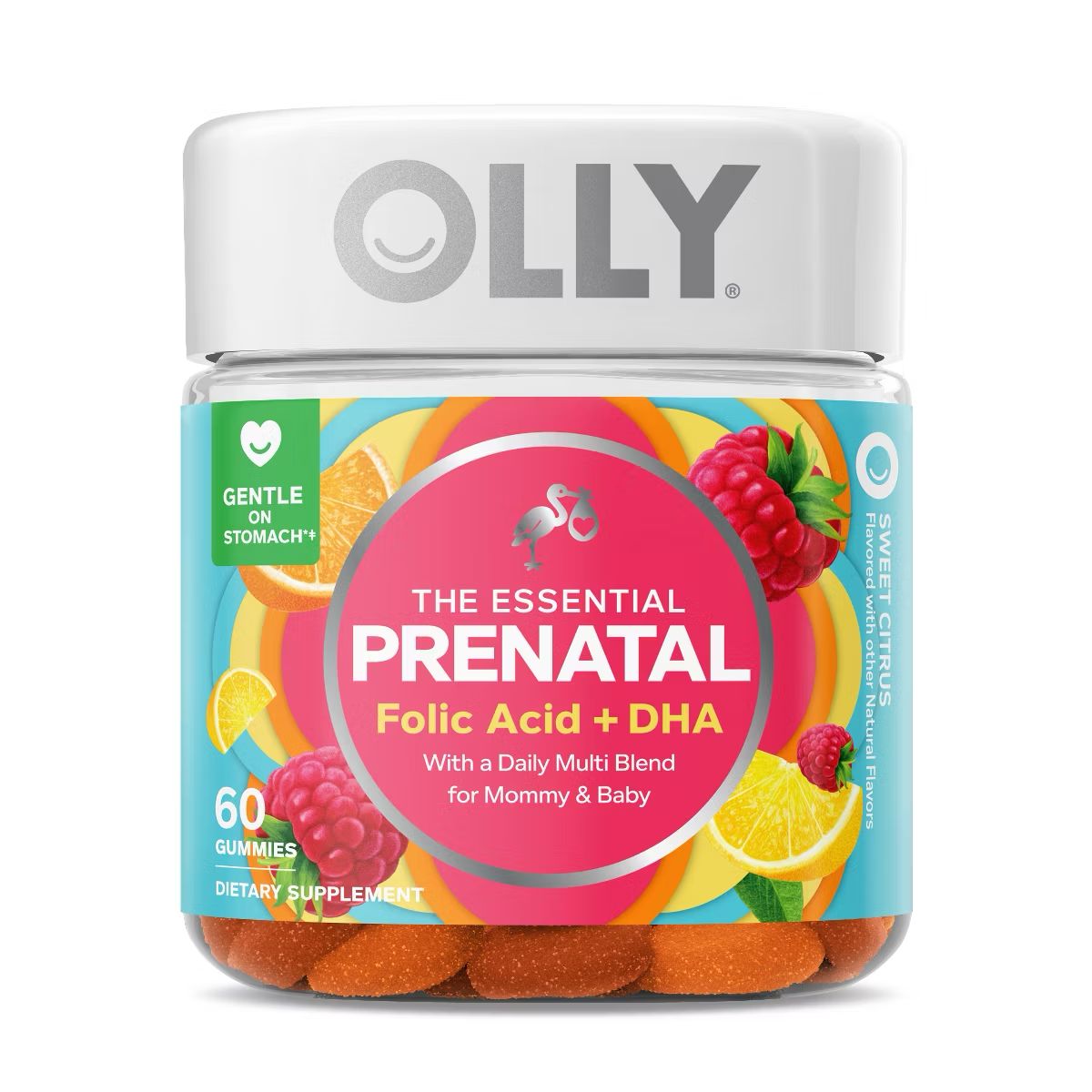 Olly Prenatal Folic Acid +DHA Gummies